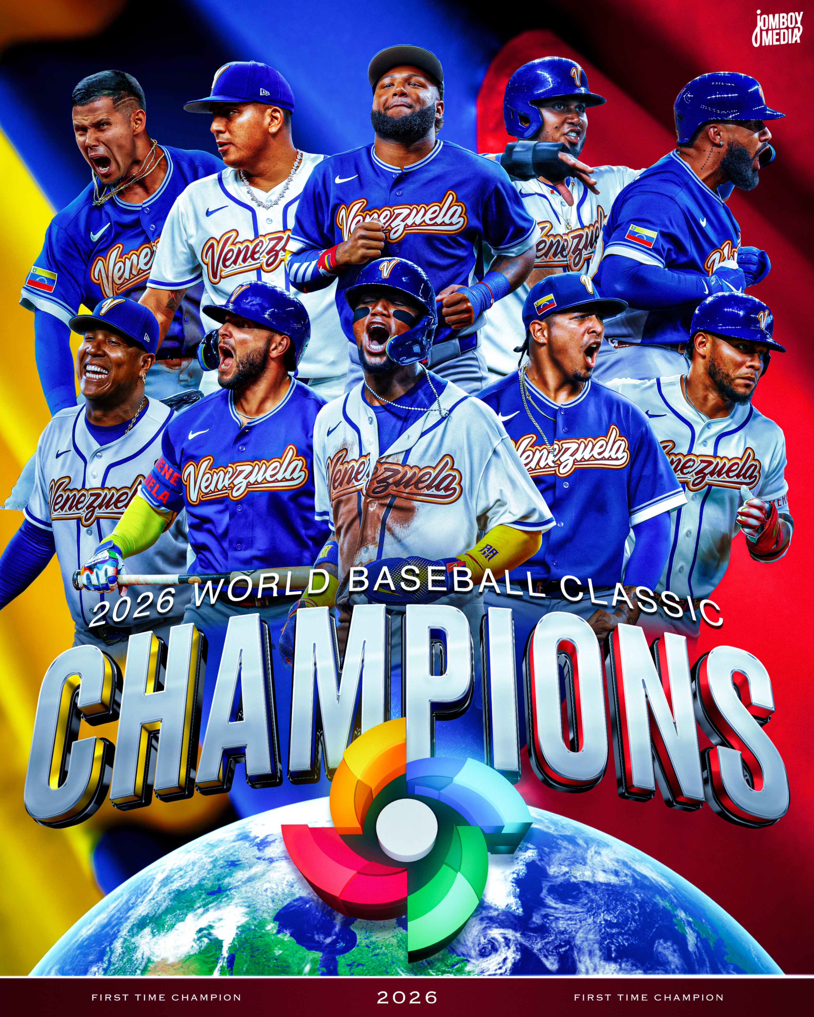 Venezuela Campeones del Mundo - WBC 2026 Champions poster